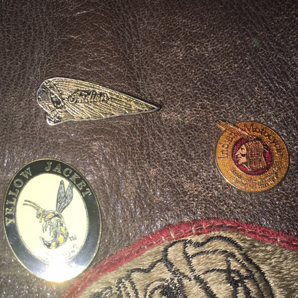 Original WWII Brown Leather Bomber Jacket - Picture 9 of 9